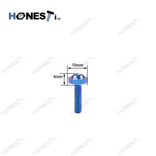 Honesti22  GR5 titanium alloy M4X12/15mm Oil Pump Screw/ Oil Cup Cover Screws  inner plum Anodized screws.