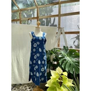 Dressสายเดี่ยวผ้าสาลู