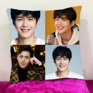 หมอนอิงสั่งทำ ใส่ได้4รูป หมอนอิงขนนุ่ม หมอนอิงโซฟา หมอนอิงในรถ หมอนอิง Cushions คิมซอนโฮ Kim Seon ho ซีรีส์ Start-up