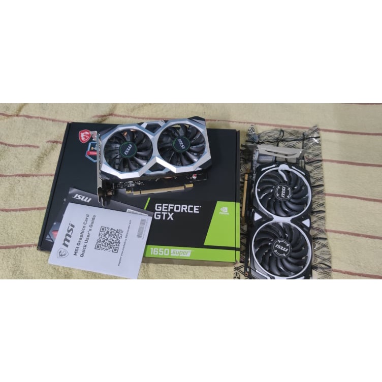MSI GTX 1650 SUPER VENTUS ครบกล่อง แรงกว่า gtx 1060 6 **มีสินค้าพร้อมส่ง**