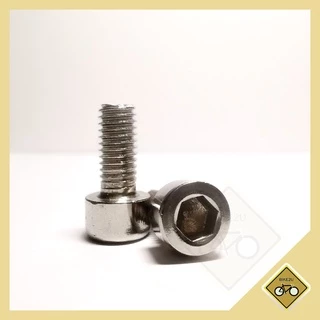 น็อต สกรู หัวจม ขา กระติก M5x12 มม. ช่องขัน เกลียวมิล อะไหล่ จักรยาน สแตนเลส พร้อมส่ง