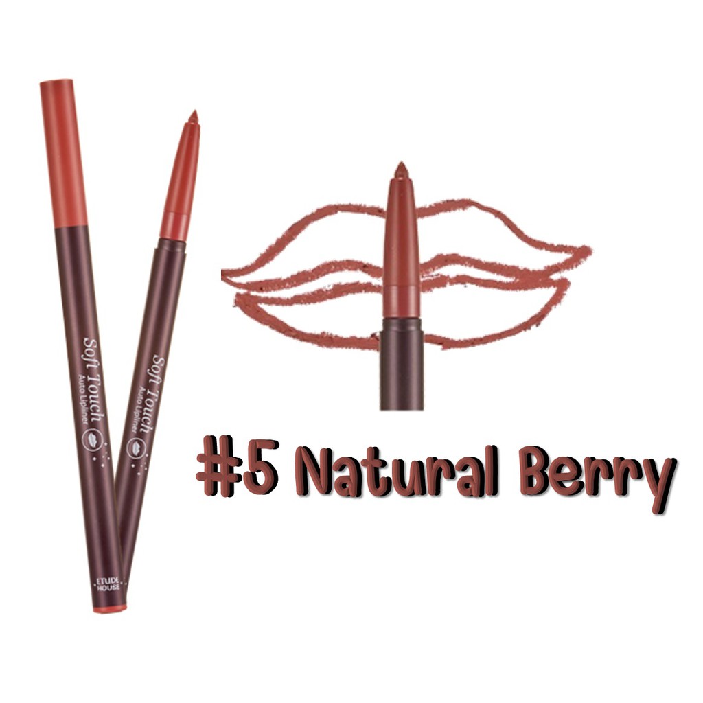 Etude House Soft Touch Auto Lip Liner 0.2 g ดินสอเขียนขอบปากแบบหมุนที่