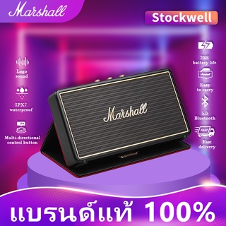 ลำโพงบลูทูธ  Marshall Stockwell Speaker Portable Wireless Bluetooth Speakers Home outdoor small audio ลำโพงบลูทู