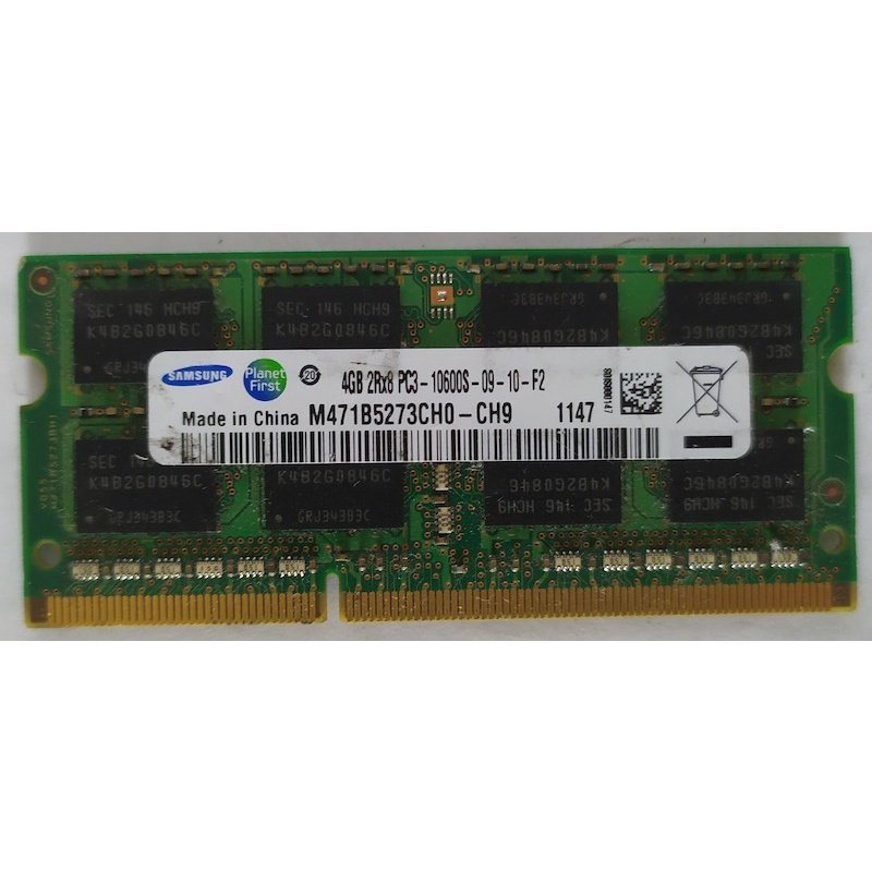 RAM 4GB Samsung PC3-10600S M471B5273CH0-CH9 B52A61B9