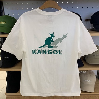 Kangol เสื้อยืดแขนสั้น ทรงหลวม ลายจิงโจ้ ขนาดใหญ่ เข้ากับทุกการแต่งกาย สําหรับผู้ชาย และผู้หญิง 6357