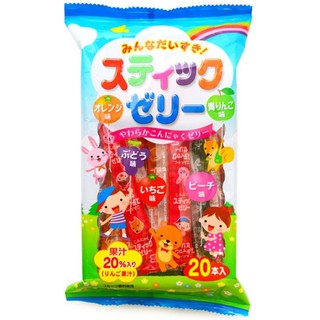 💥ลดราคา💥 Fruit Jelly เยลลี่แท่งรสผลไม้ 100% เยลลี่ผลไม้ นำเข้าจากญี่ปุ่น 🎅ส่งด่วน🎅