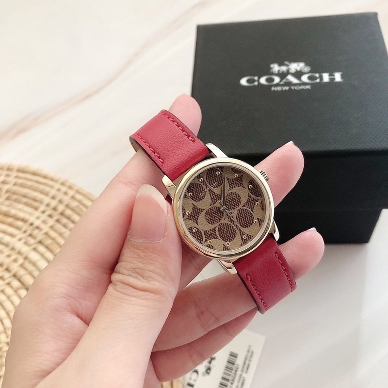 🌈นาฬิกาแบรนด์ Coach 28มม  coach watchสำหรับผู้หญิง