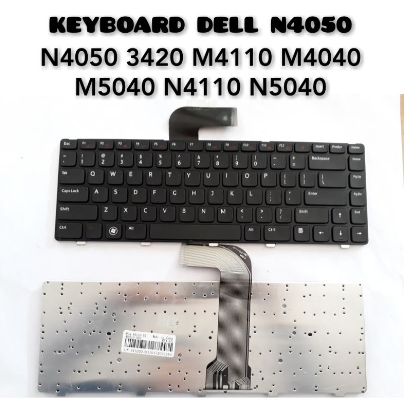แป้นพิมพ์ Dell Inspiron M4040 M4110 M5040 M50 N404040 N4050 N4110 N5040