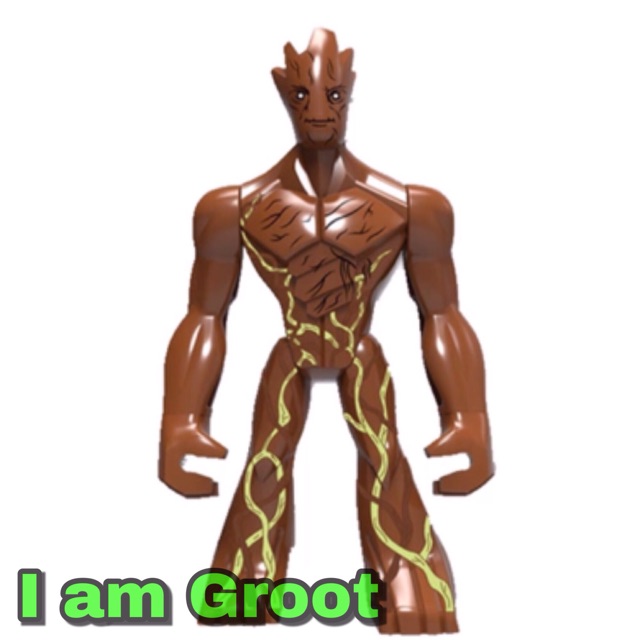 🍁ฟิกเกอร์ปุ่มเล็กไซด์ใหญ่ Groot🍁