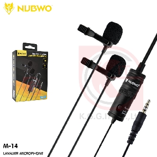 NUBWO LAVALIER MICROPHONE รุ่น M - 14 สายยาว 6 เมตร