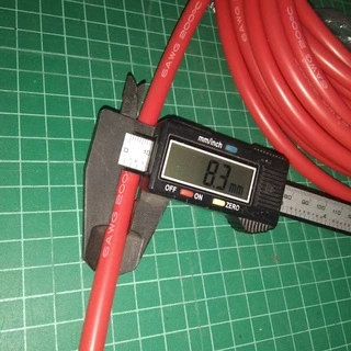 สายไฟซิลิโคน ทนความร้อนสูง 6AWG 7AWG 8AWG 10AWG 12AWG 14AWG 16AWG 18AWGทองแดงแท้เคลือบดีบุก ตัดแบ่งขายแยกสีดำ และ สีแดง