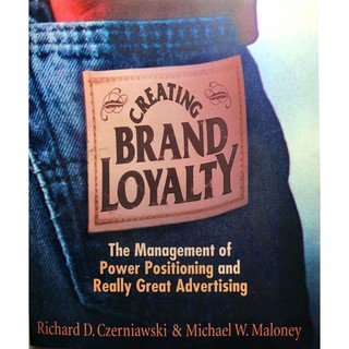 หนังสือ​ภาษาอังกฤษ​Creating Brand Loyalty