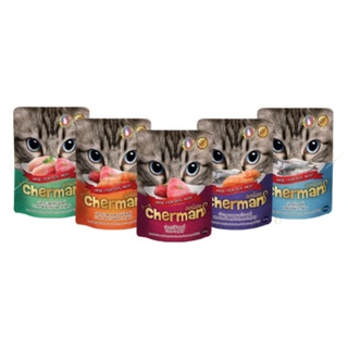 Cherman Pouch Cat / สูตรในเยลลี่ อาหารแมวแบบเปียก 85g