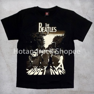 เสื้อยืดวงสีดำ THE BEATLES TDM 1237 Hotandrock