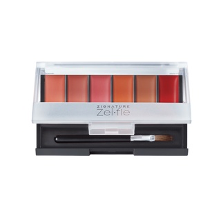 ลิป พาเลท Zignature Zelfie Makeup Go! Lip Palette  ซิกเนเจอร์ เซลฟี่ เมคอัพ โก! ลิป พาเลท