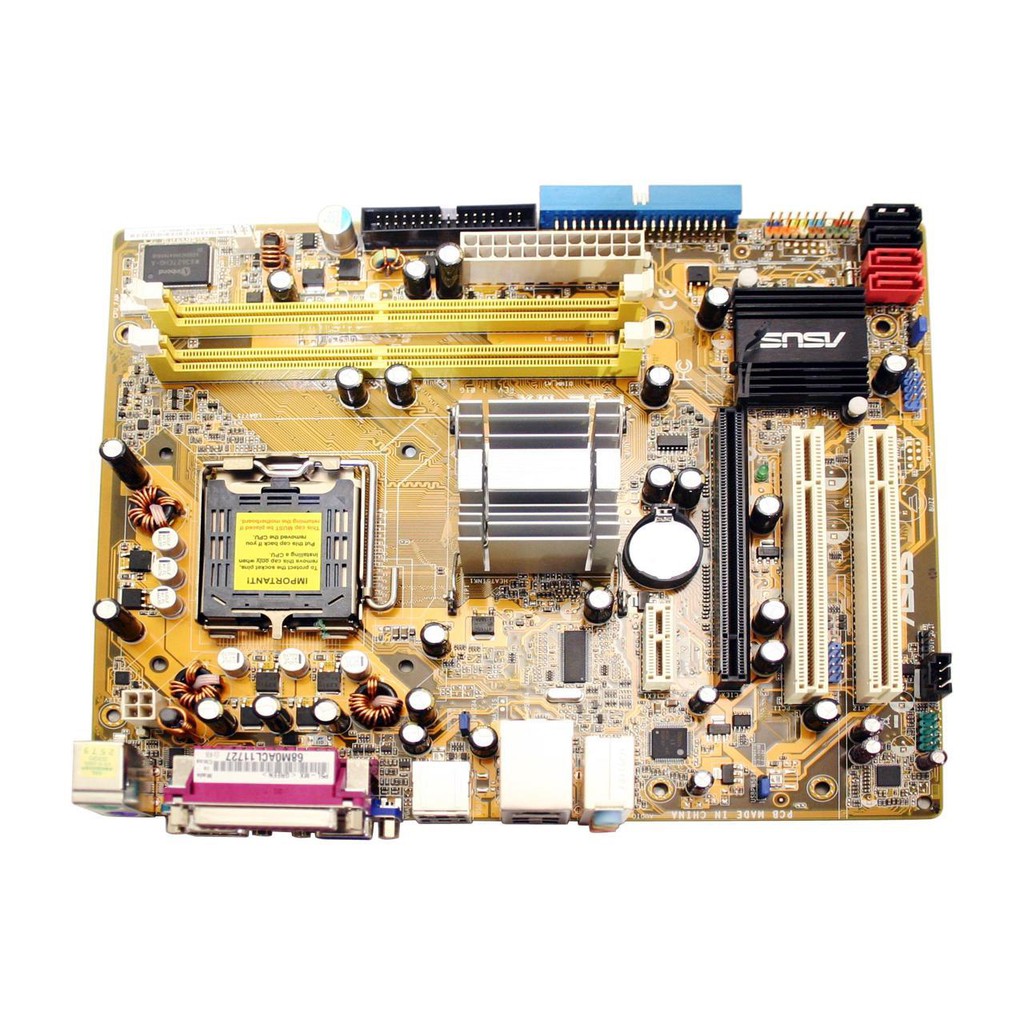 ASUS P5L-MX LGA775 i945G + Core 2 Duo E6420 + ซิงค์ลม (แท้)+ Ram 4G.