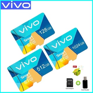 Vivo การ์ดหน่วยความจํา ความเร็วสูง Class10 UHS-I SDHC SDXC Micro SD 16GB 32GB 64GB 128GB 256GB 512GB