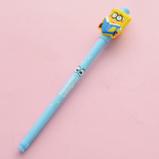 ปากกา spongebob ปากกาลายการ์ตูน น่ารัก หมึกสีดำ