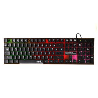 คีย์บอร์ดเกมมิ่ง SIGNO(Pro-series) ILUMINATED KB-712 มีไฟสวยๆ (สีดำ)