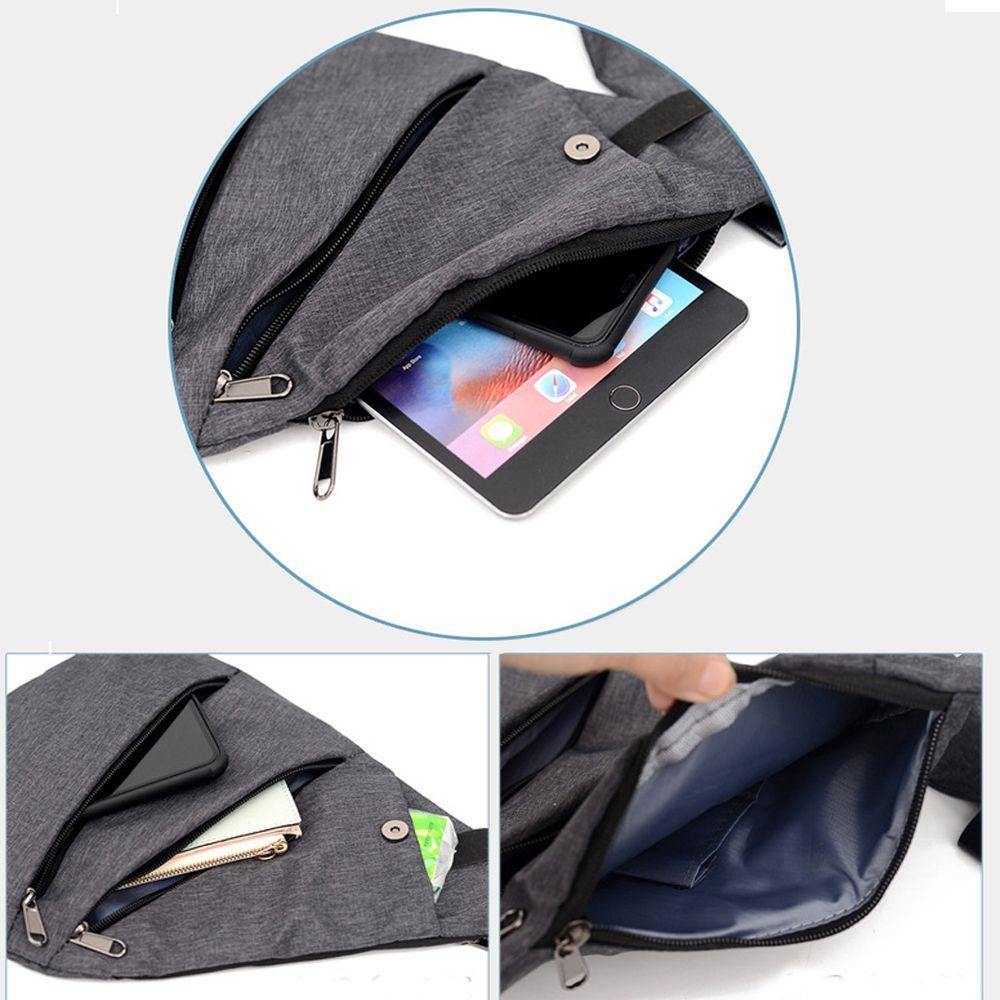 Uumir กระเป๋าสะพายไหล่จักรยานแบบพกพา Anti-theft Crossbody กันน้ํา