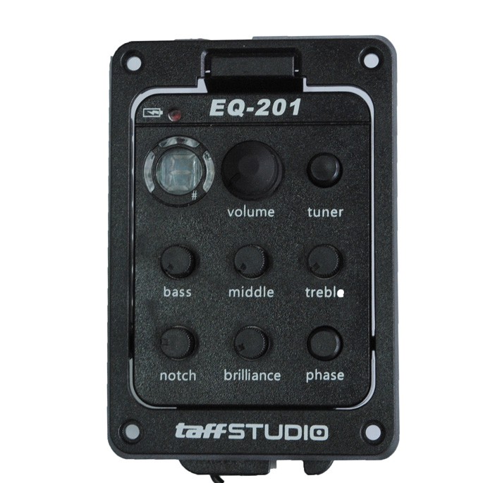 Taffstudio FISHMAN เครื่องขยายเสียงกีตาร์ EQ Tuner - EQ-201