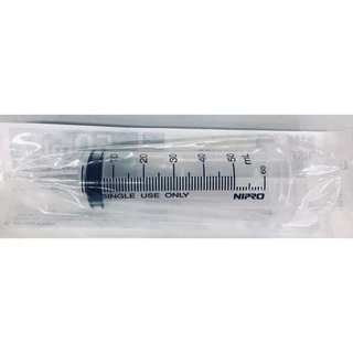 Nipro Syringe ขนาด 50 ml บรรจุ 30 ชิ้น / กล่อง มีแบบฉีดและหัวให้อาหาร