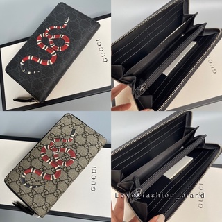 👑ผ่อน0%~แท้100%👑 กระเป๋าสตางค์ใบยาว Gucci zippy wallet