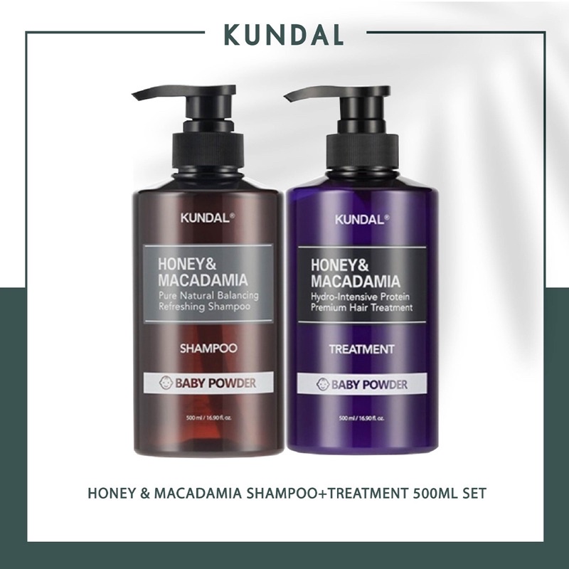 [KUNDAL]Premium Perfume Hair Care SET(2ea) Shampoo+Treatment/BT21 set Shopee Thailand