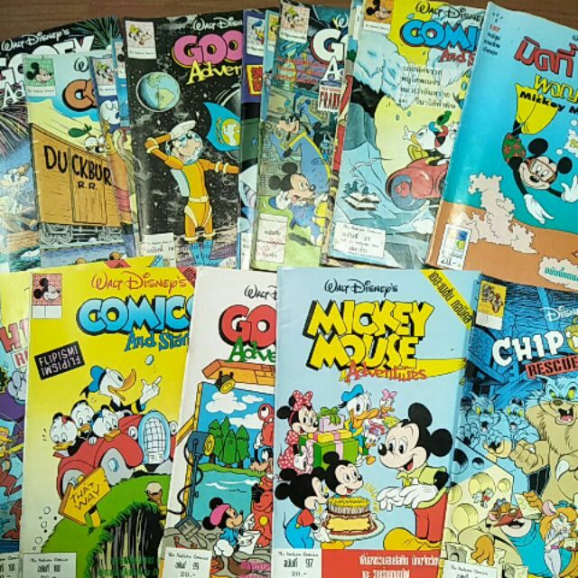 หนังสือการ์ตูนมิคกี้เม้าส์ (Mickey Mouse comic)  Shopee Thailand