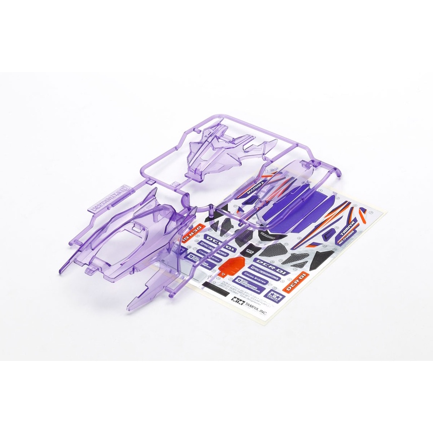 TAMIYA 95373  Jr Body Set Dcr-01 Clear Purpl