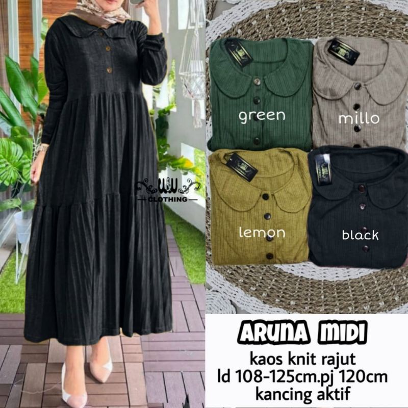 Aruna MIDI DRESS MUSLIM ผู้หญิง