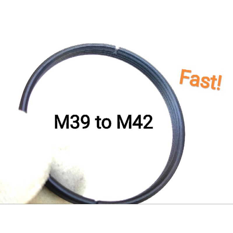 แหวนอะเดปเตอร์ M39 to M42 Screw Mount Adapter Ring for Leica L39 LTM LSM Lens to Pentax