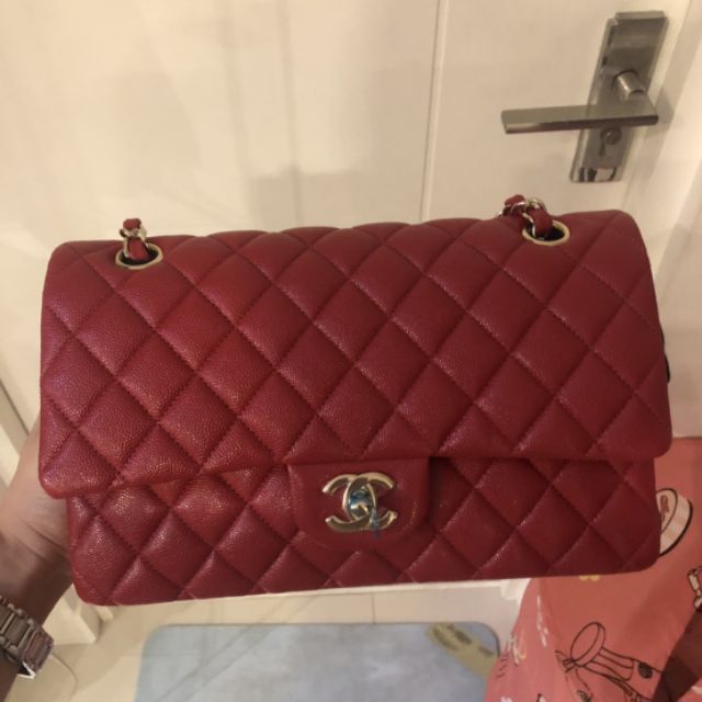 Chanel classic red holo28 New