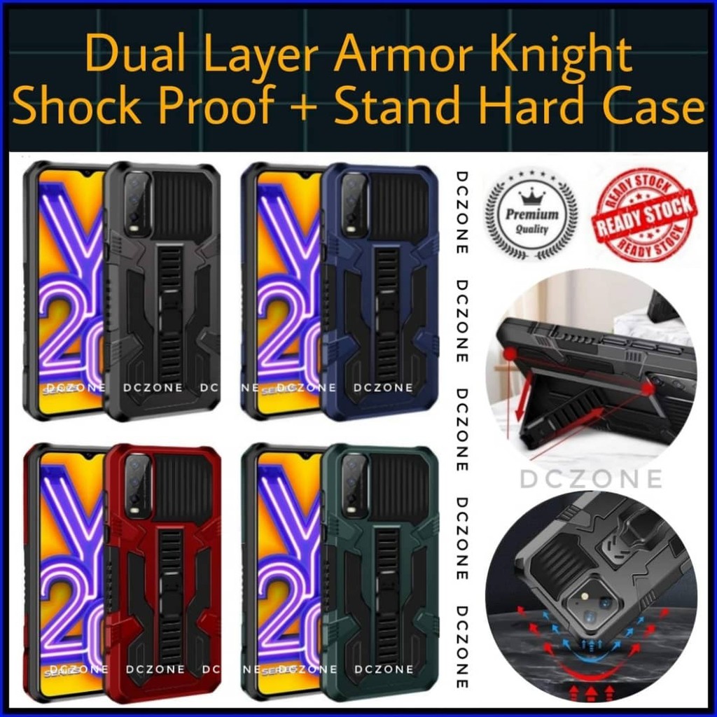 Huawei Nova 4E/5T/7I/Y5P/Y6P/Y7P/Y9S/Y5 Y9 2019/Prime Armor Stand Hard Case Cover Vanguard Casing