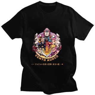 T-Shirtเสื้อยืดแขนสั้นลําลอง พิมพ์ลายการ์ตูนอนิเมะ Jojo Bizarre Adventure 2022 ทรงหลวม แฟชั่นฤดูร้อน สําหรับผู้ชาย และผู