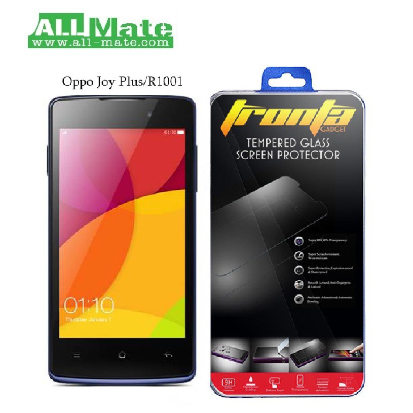 Tronta ฟิล์มกระจกออปโป OPPO Joy Plus R1001 - allmatemobile - ThaiPick