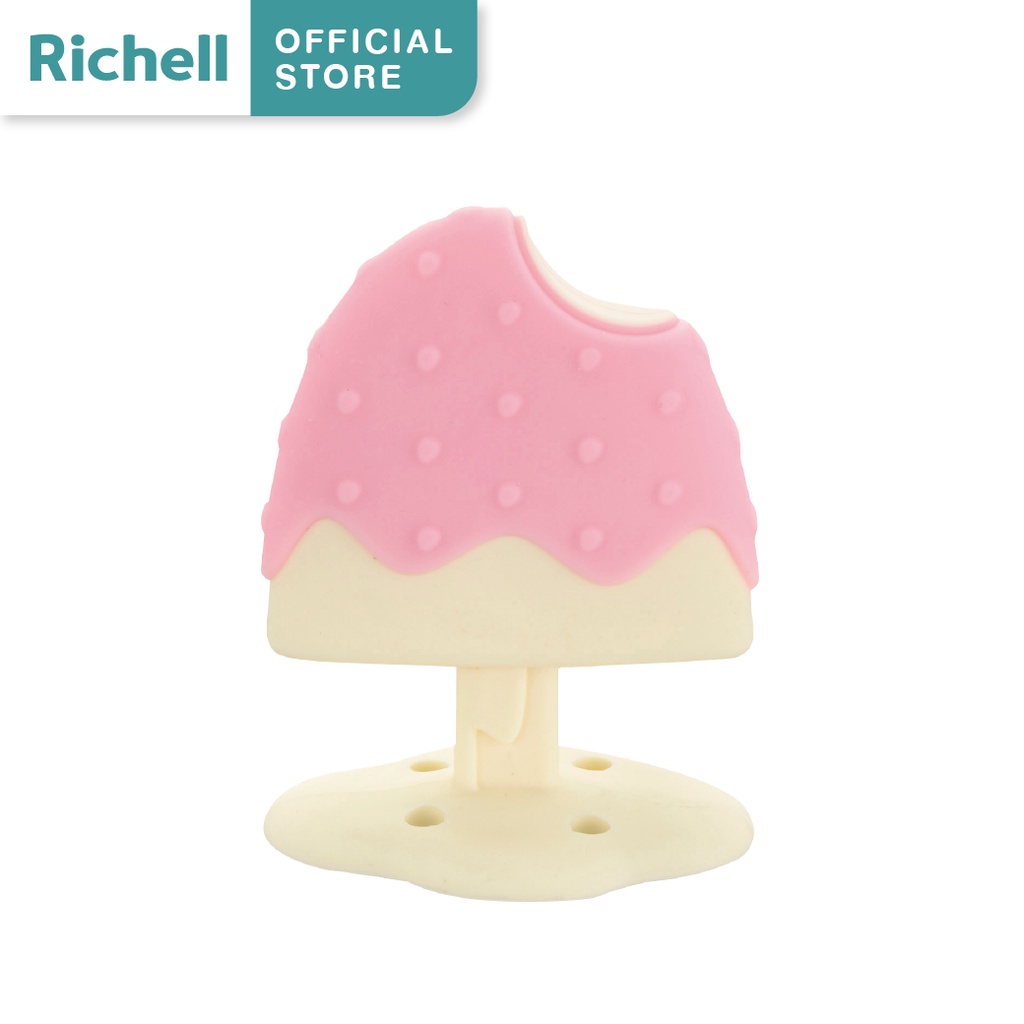 ของเข้าแล้ว Richell (ริเชล) ยางกัดซิลิโคนสำหรับเด็กพร้อมกล่องพกพา