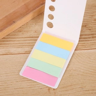 🌈กระดาษโน๊ตกาวในตัว Sticky Note กระดาษบันทึกข้อความแบบพับ 5แถวปกขาว✔️พร้อมส่ง กระดาษโน๊ต จดบันทึก