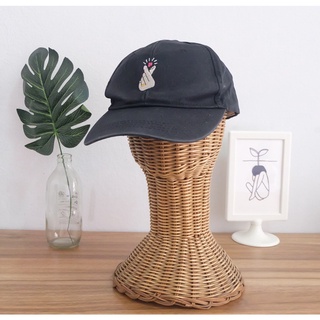 หมวก Boogzel "Little Heart Great Love" Baseball Cap สีดำ มือสอง ของแท้