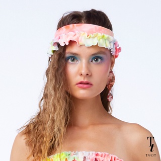 TandT - Ruffled Headband ผ้าคาดผมลายมัดย้อม