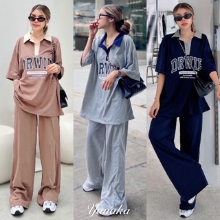 DRWIH Collar Oversize Set  เซทเสื้อคอปกแขนสั้น