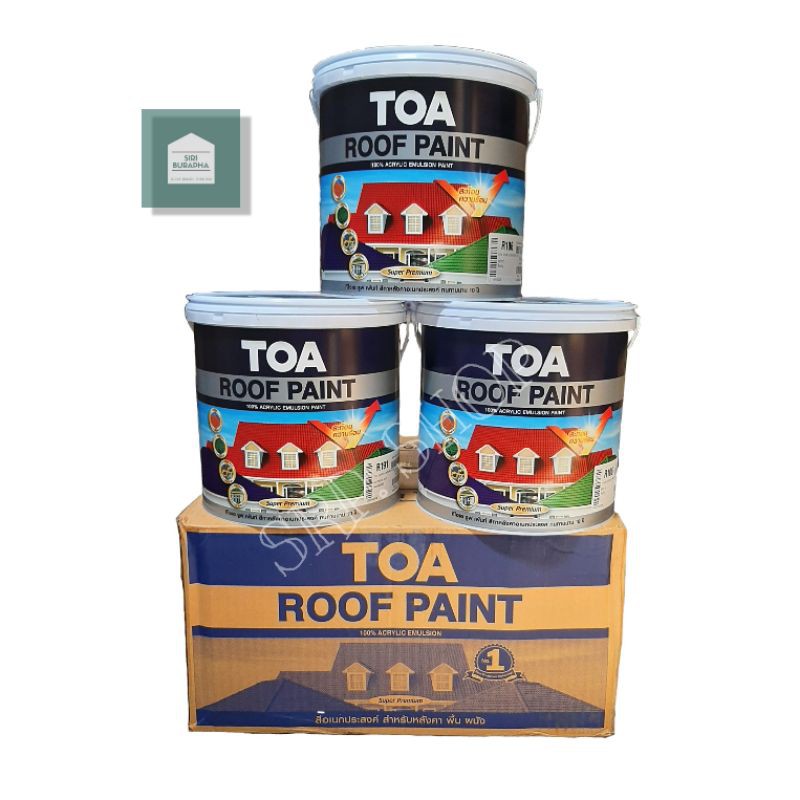 สีทาหลังคา ทีโอเอ TOA ROOF PAINT สีอเนกประสงค์