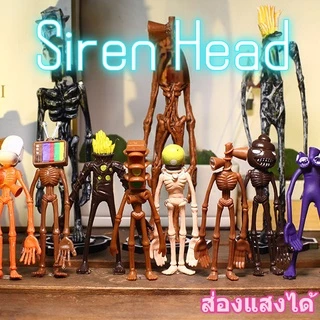 พร้อมส่ง siren head ของเล่นโมเดล ไซเรน มีไฟ เฮด หัวลำโพง 4/8 แบบ ของเล่นเด็ก