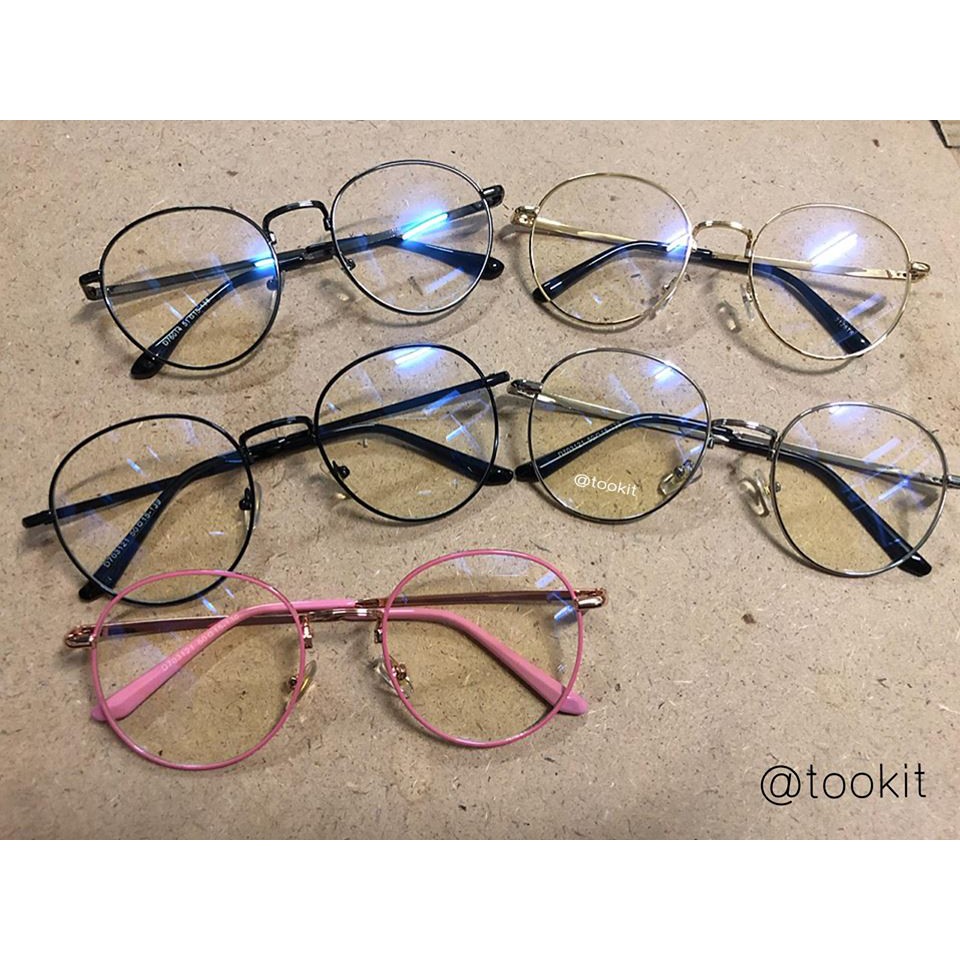 แว่นตากรองแสงคอม กรองแสงมือถือ ถนอมสายตา แว่นกรองแสง กันยูวี 400 ทรงหยดน้ำ (แถมซองหนังและผ้าเช็ดเลนส์)
