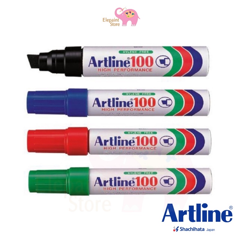 ปากกาพู่กันน้ํามัน Artline EK100 มีหลายสี