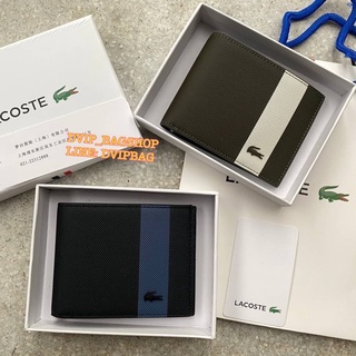 LACOSTE SHORT WALLET แท้💯% FACTORY OEM