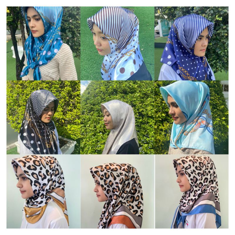 ฮิญาบซาตินนำเข้า 🇲🇾🇲🇾 ฮิญาบแฟชั่น (Hijab) ผ้าคลุมผมอิสลาม B.Asanira_4hijabii