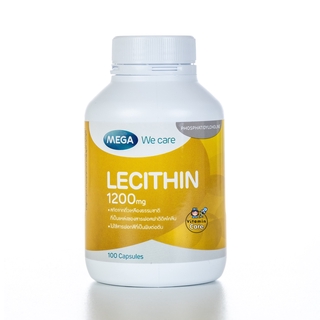 Exp.2/26 (100 แคปซูล) เลซิติน Mega We Care Lecithin 1200mg