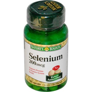 Natures Bounty, Selenium, 200 mcg, 100 Tablets