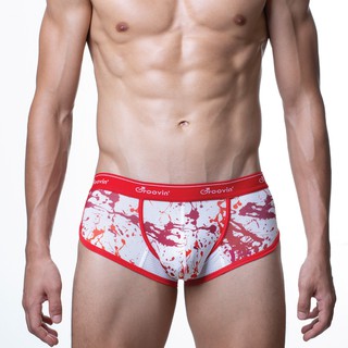GROOVIN กางเกงชั้นในชายทรง Cup Boxer ลายกราฟฟิก (4 Color)